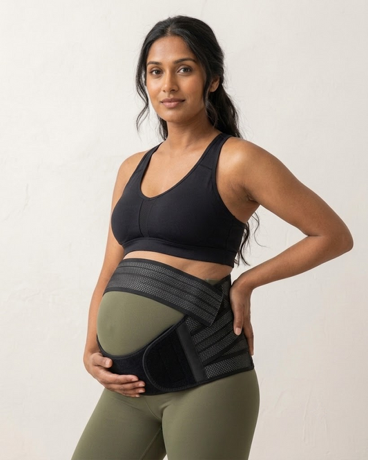 SoftHold™ The ORIGINAL Maternity Support Belt for Pregnant Women (Black)
