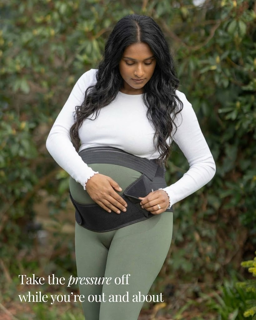 SoftHold™ The ORIGINAL Maternity Support Belt for Pregnant Women (Black)
