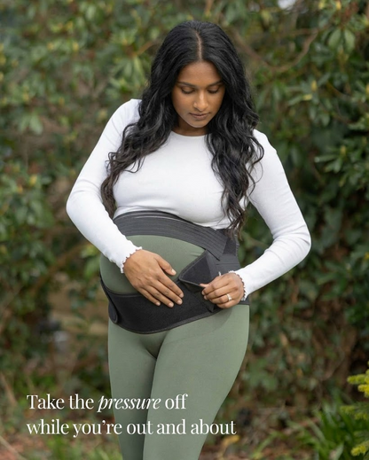 SoftHold™ The ORIGINAL Maternity Support Belt for Pregnant Women (Black)