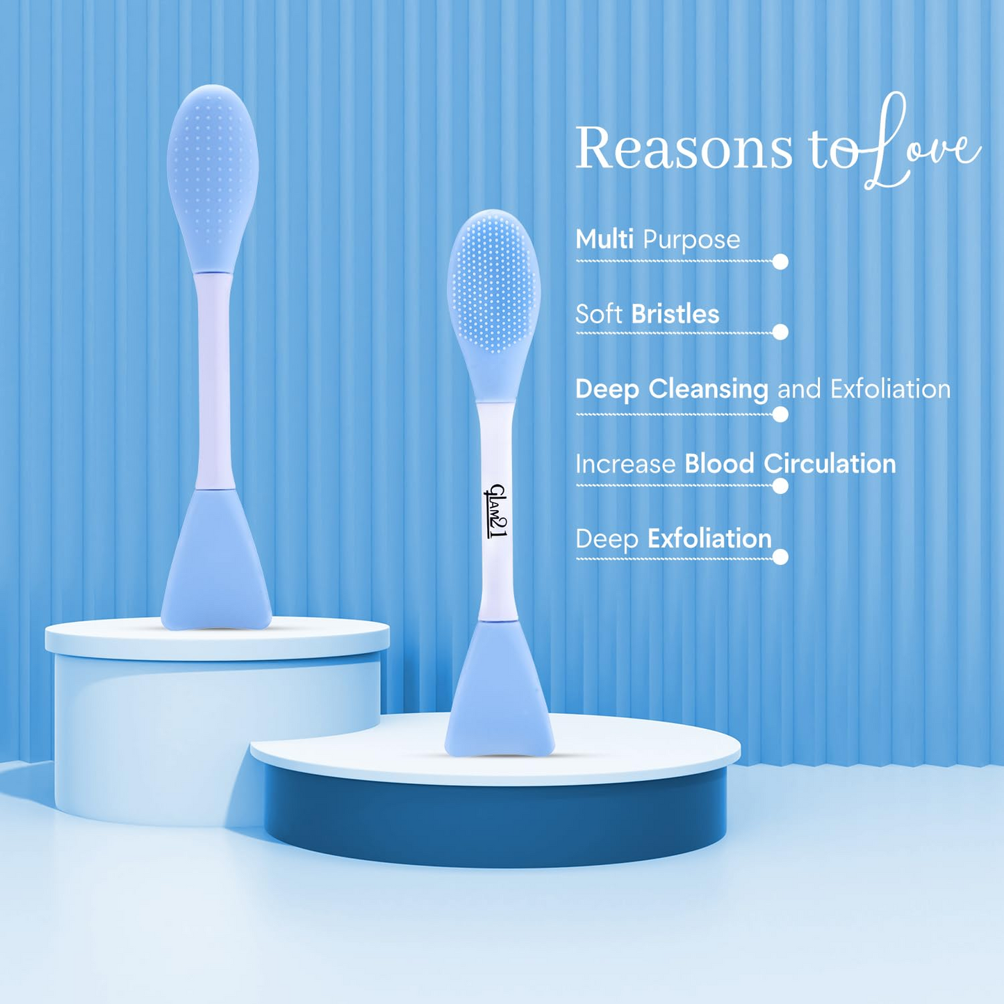 Multipurpose Silicone Brush For Face Scubber (Buy 1 Get 1)