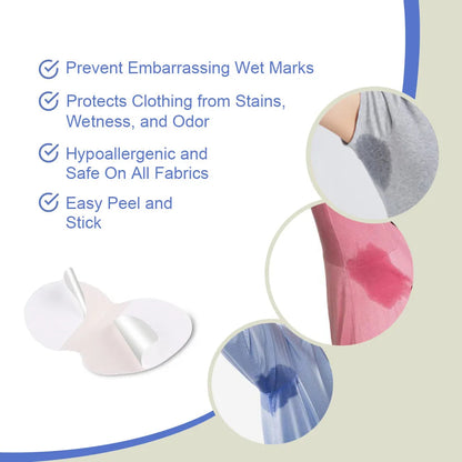 Premium Underarm Sweat Guards (Pack of 10)