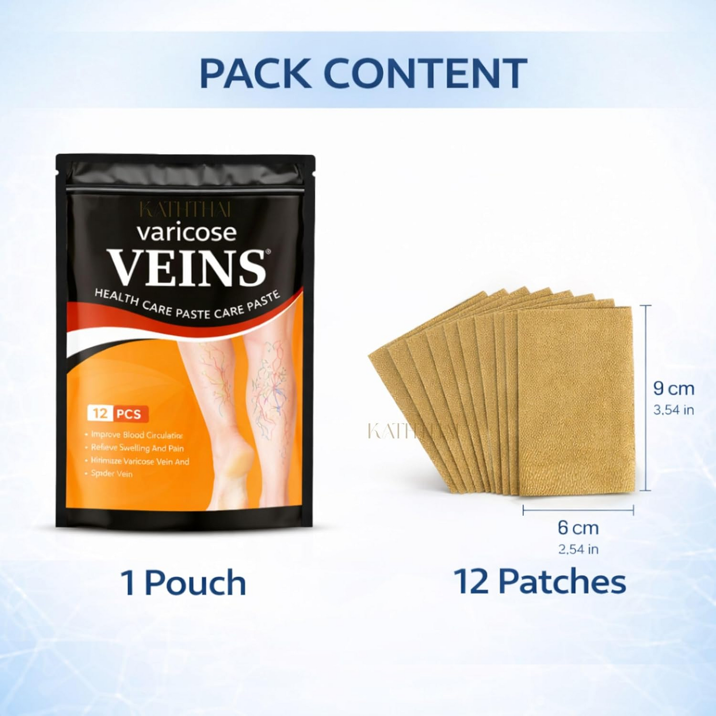Hanel™ VeinEase Comfort Patches (Buy 1 Get 1 = 24 Patches)