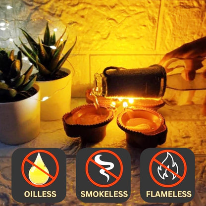 Water Sensor LED Diya (Pack of 12)