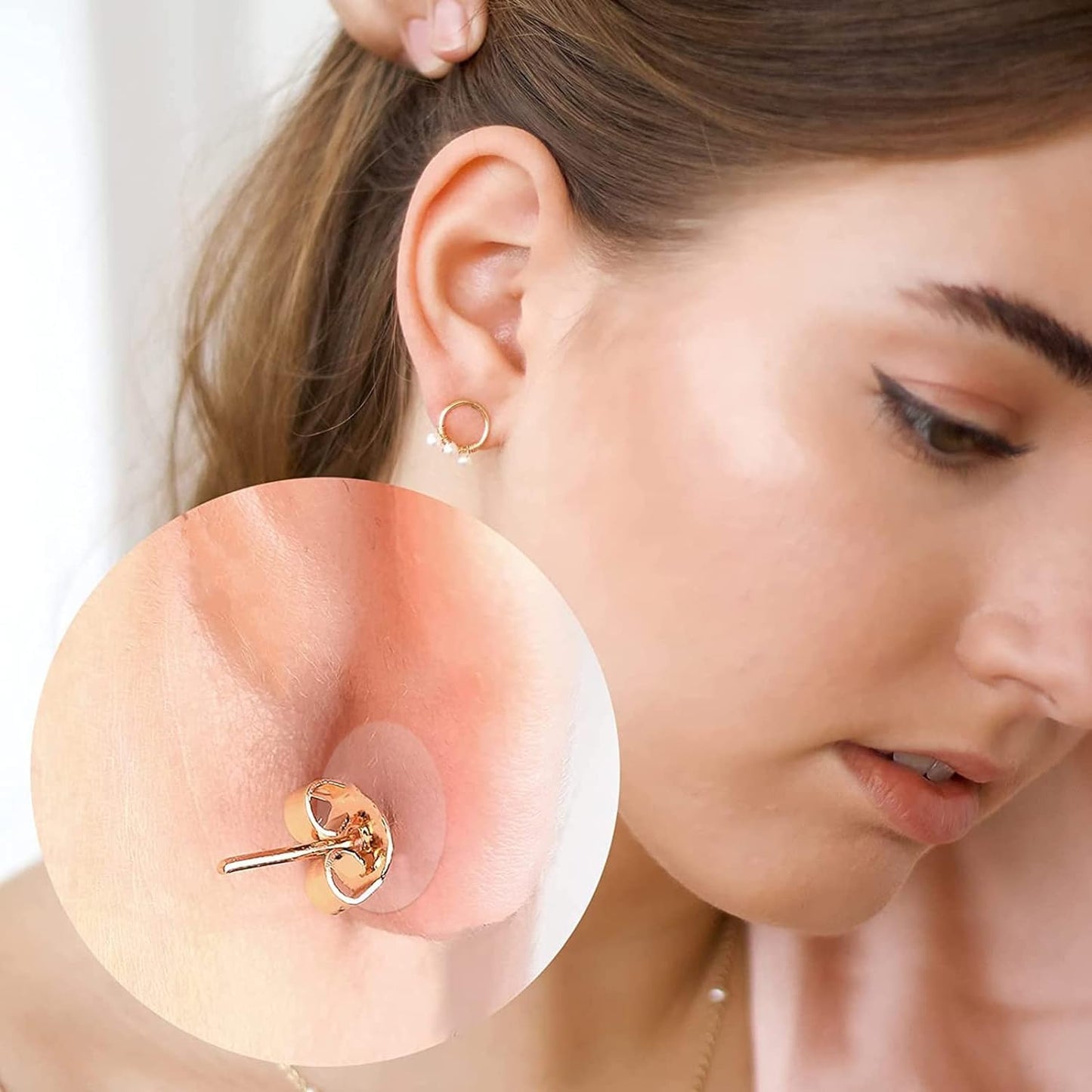 Invisible & Waterproof Ear Lobe Support Patches (Pack of 30)